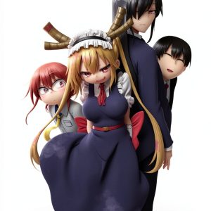 Miss Kobayashi Dragon Maid Manga English Fantasy Series-0