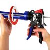 WORKPRO Caulking Gun High Low Flow Drip Control Ergonomic-4