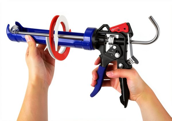 WORKPRO Caulking Gun High Low Flow Drip Control Ergonomic-4