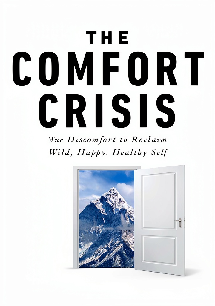 Adventure travel eBook cover showcasing scenic landscapes and healthy living themes