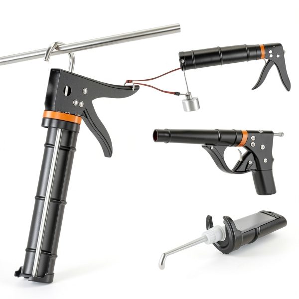 Goopreen Hand Caulking Gun SD082 Ergonomic Grip 5‑in‑1 Steel Tool-2