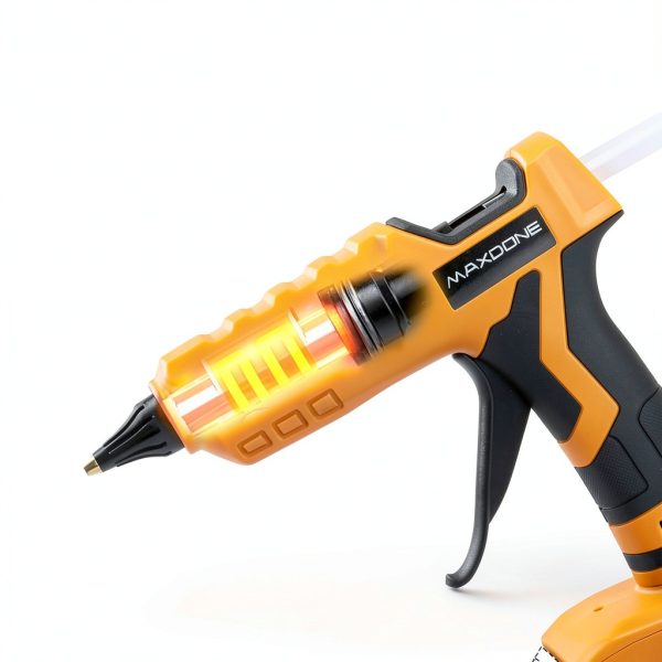 MAXDONE 100W Cordless Glue Gun Orange Professional-5