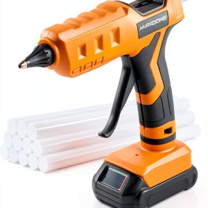 MAXDONE 100W Cordless Glue Gun Orange Professional-0