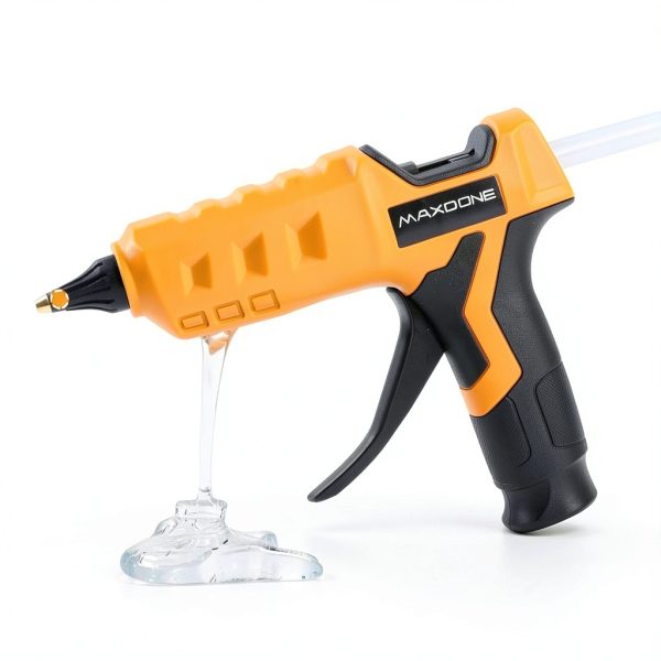 MAXDONE 100W Cordless Glue Gun Orange Professional-6
