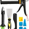 Goopreen Hand Caulking Gun SD082 Ergonomic Grip 5‑in‑1 Steel Tool-0