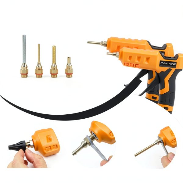 MAXDONE 100W Cordless Glue Gun Orange Professional-1