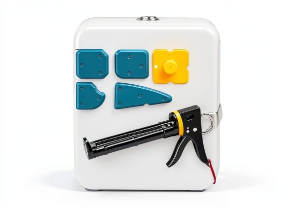 Goopreen Hand Caulking Gun SD082 Ergonomic Grip 5‑in‑1 Steel Tool-6