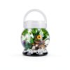 LA KEN DU Portable Betta Tank 0.5 Gallon Aquarium with Remote Light-5