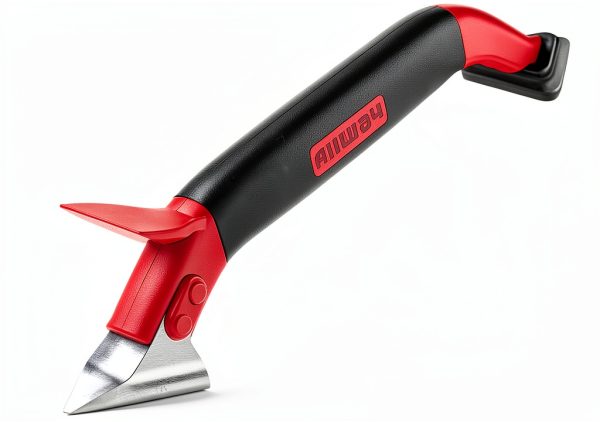Caulk Tool Allway CT31 3-in-1 Grip Rotatable Silicone Triangle-0