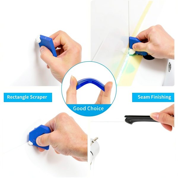 XsteePower silicone caulking tool SC0101 3 in 1 Replaceable Dual Mode-4