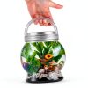 LA KEN DU Portable Betta Tank 0.5 Gallon Aquarium with Remote Light-3