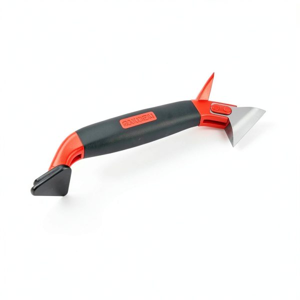 Caulk Tool Allway CT31 3-in-1 Grip Rotatable Silicone Triangle-2