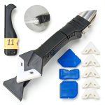 XsteePower silicone caulking tool SC0101 3 in 1 Replaceable Dual Mode-0