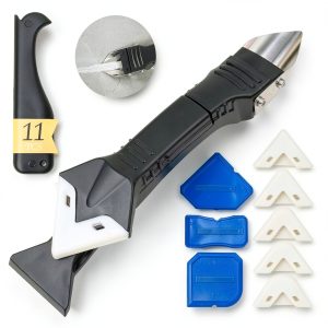 XsteePower silicone caulking tool SC0101 3 in 1 Replaceable Dual Mode-0