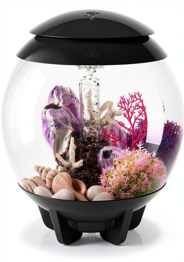biOrb Halo 15 Acrylic 4-Gallon Aquarium Multi-Color LED Lights Gray-0