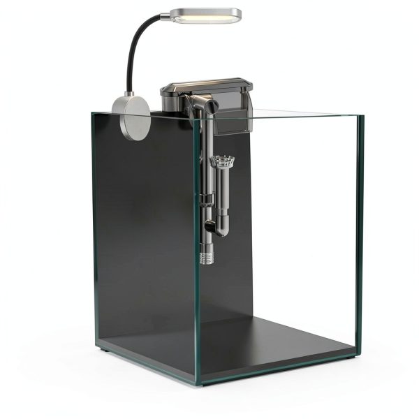 1.5 Gallon Fish Tank Aquarium by Craftsboys with Filter and LED Light-4