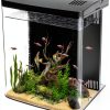 Desktop Fish Tank 1.2 Gallon with 5‑Color LED Light by Sysencia-0